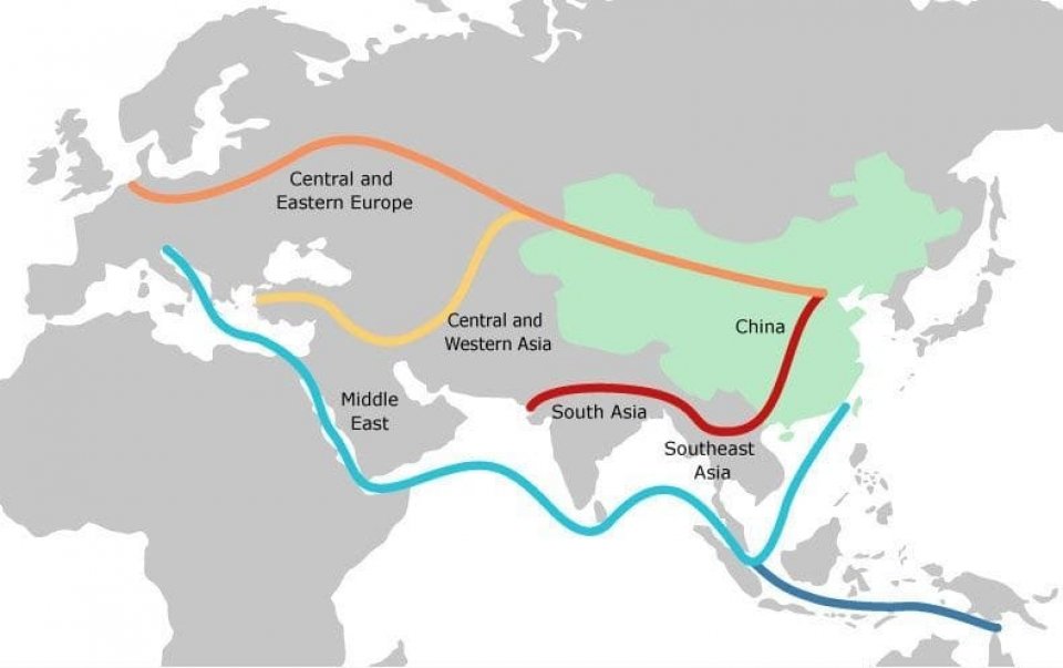 Belt-and-Road-map